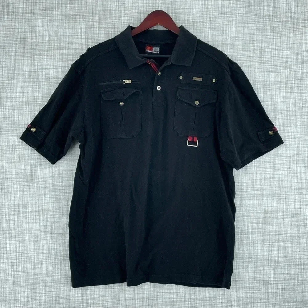 South Pole Mens Size XXL polo shirt 0228